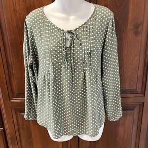 Suzanne Betro peasant style top